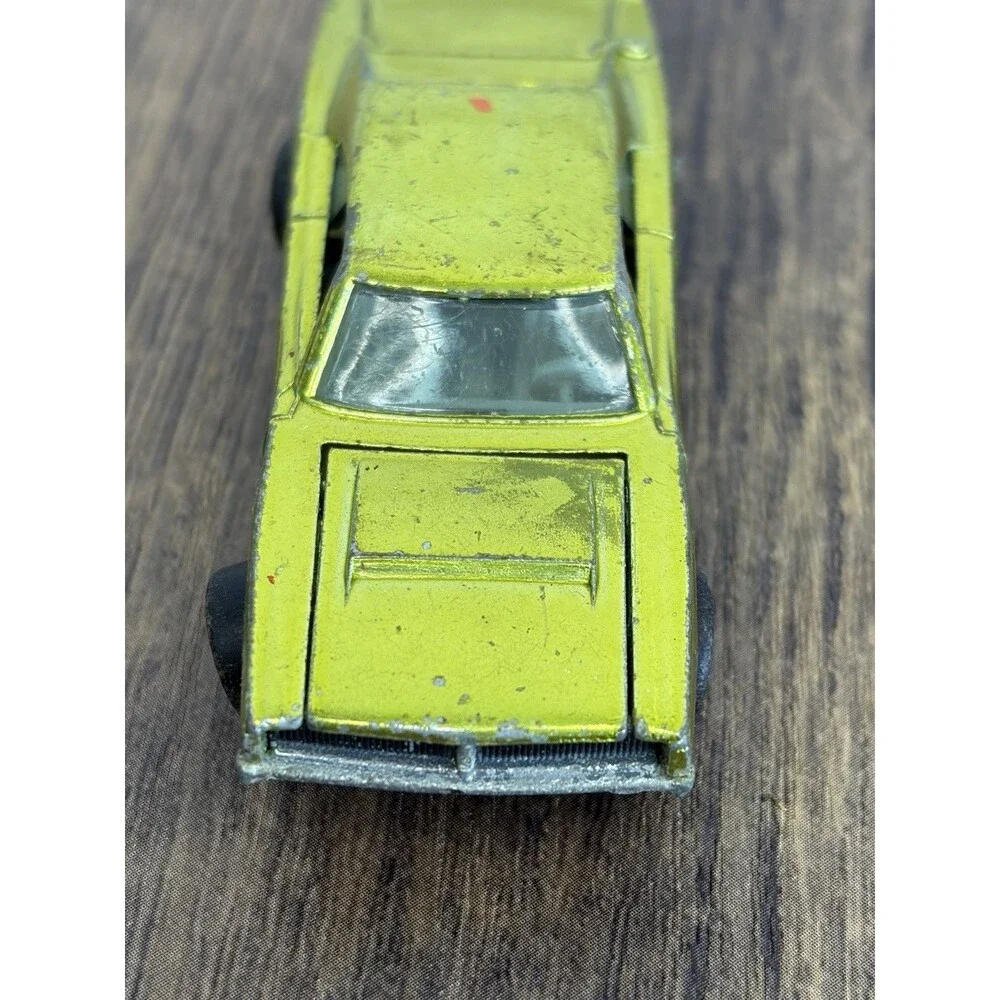 Hot Wheels Redline CUSTOM CHARGER Lime Green US White Interior Very Nice !!!